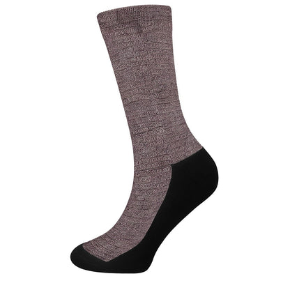 African Ethnic Mudcloth Crew Socks