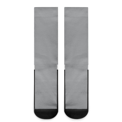 Basic Gray Crew Socks