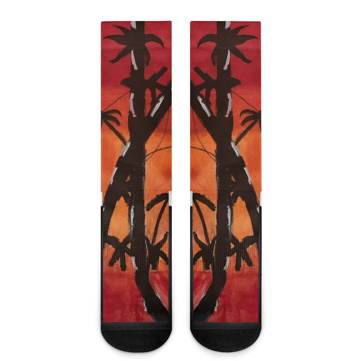 Bamboo at Sunset Crew Socks