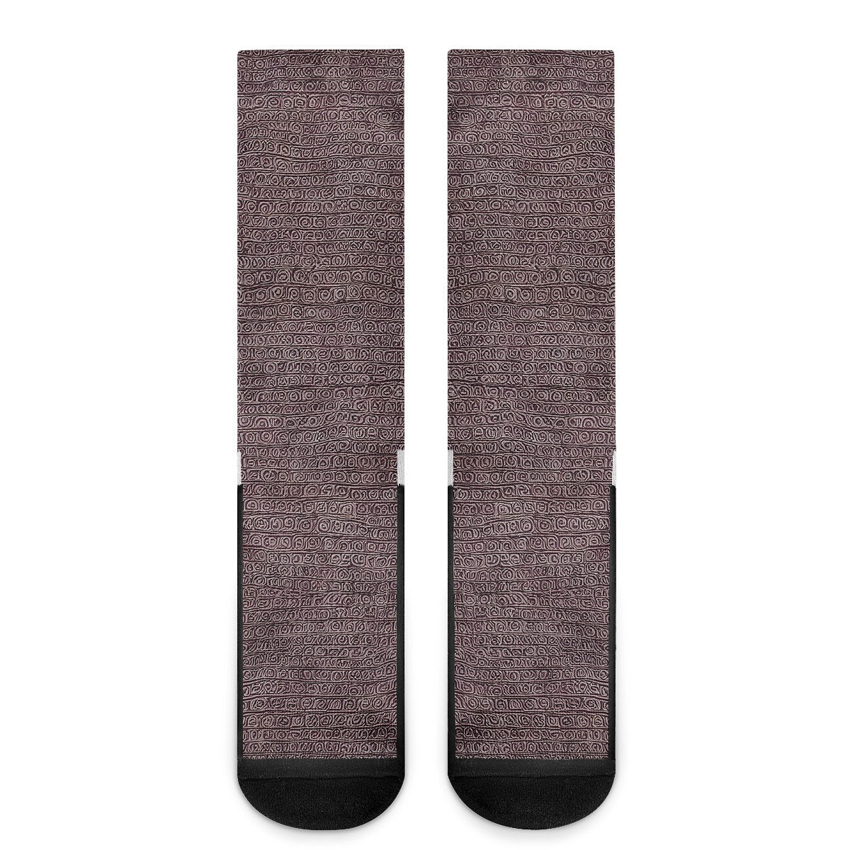 African Ethnic Mudcloth Crew Socks