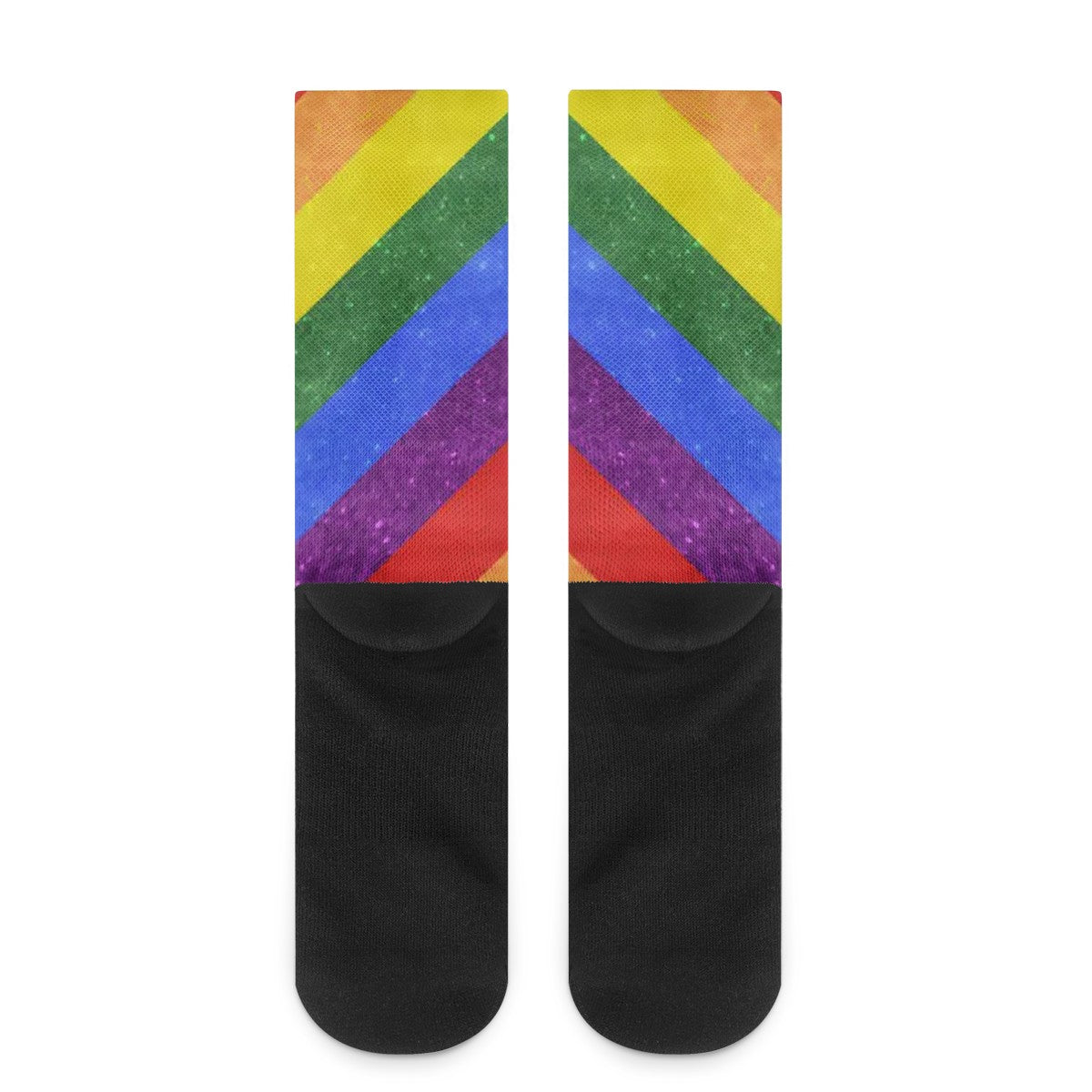 LGBT Pride Motif Pattern Crew Socks