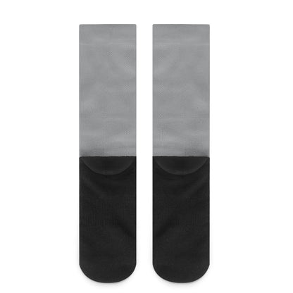 Basic Gray Crew Socks