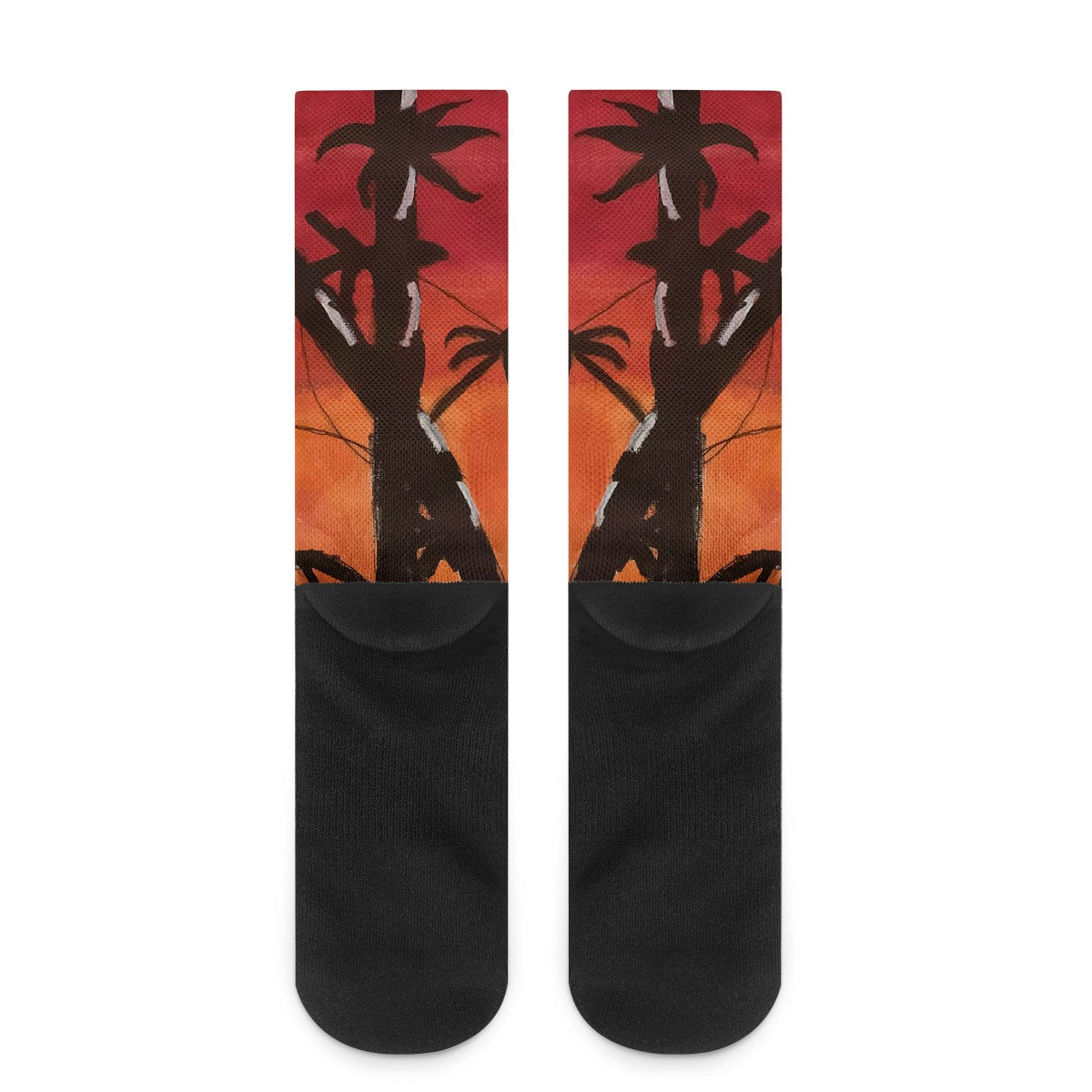 Bamboo at Sunset Crew Socks