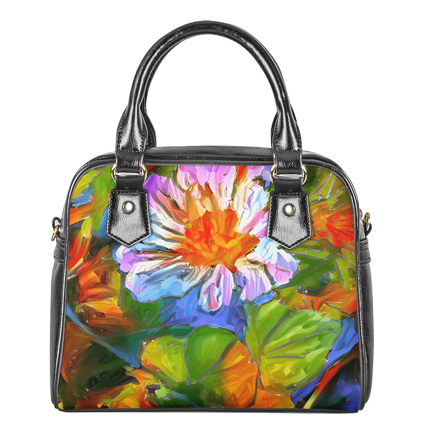 Petunia Flower Shoulder Handbags