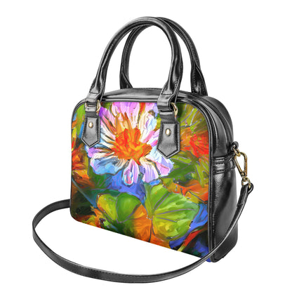 Petunia Flower Shoulder Handbags