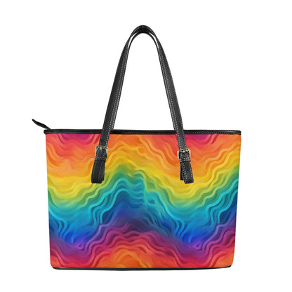 Rainbow Pride - LGBTQ Leather Tote Bags