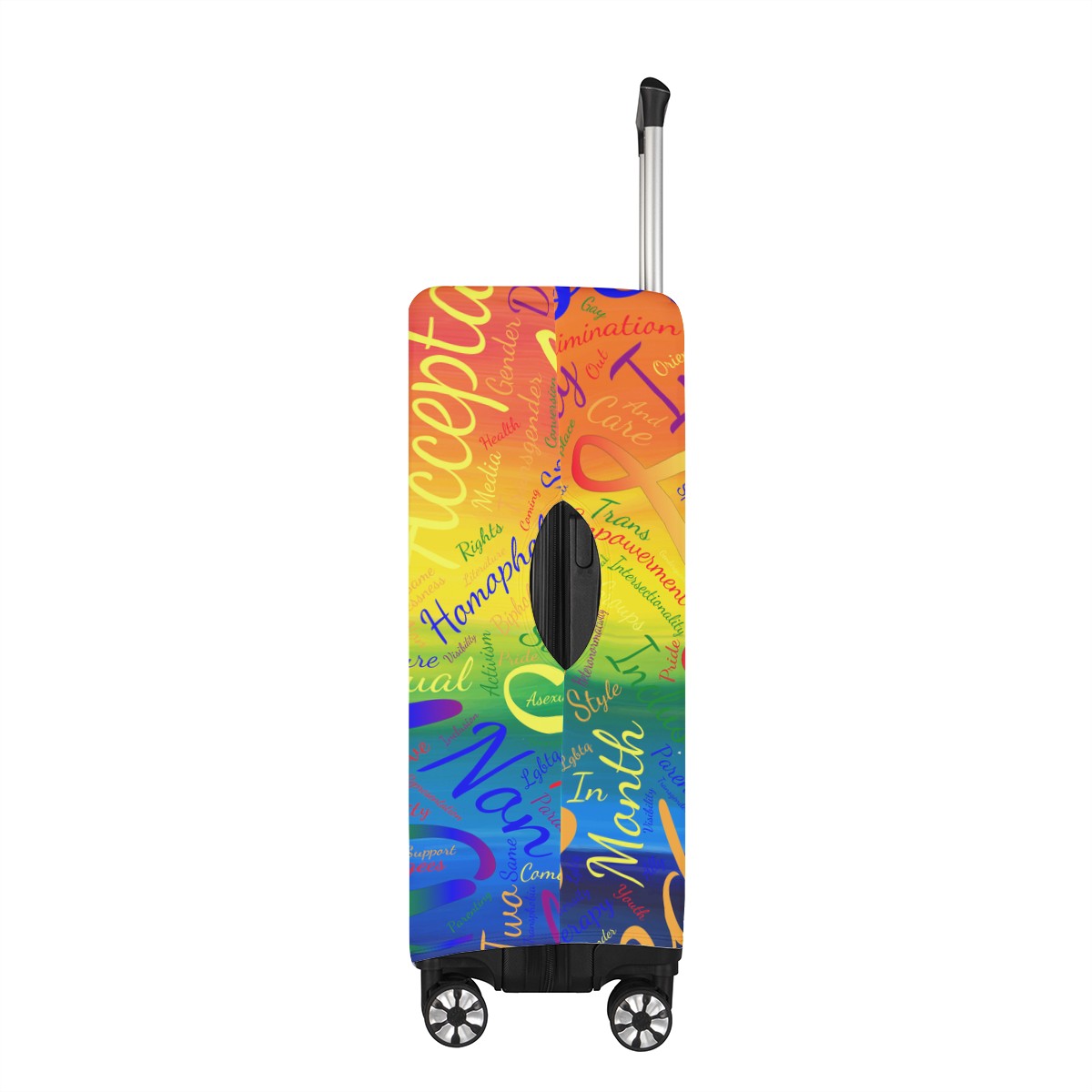 LGBTQ Word Cloud Luggage Cover