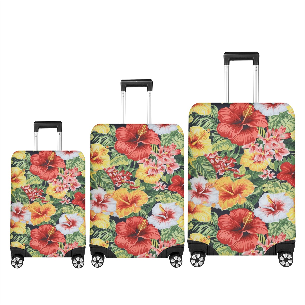 Hibiscus Luggage Cover