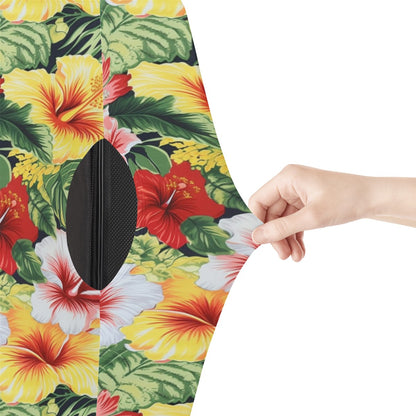 Hibiscus Luggage Cover