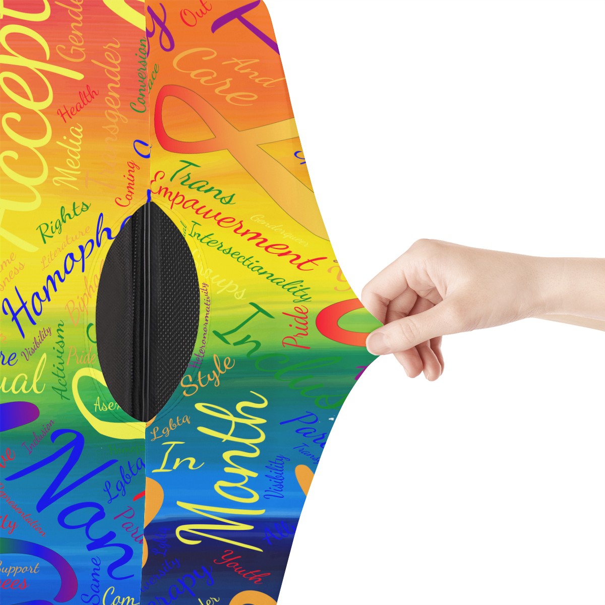 LGBTQ Word Cloud Luggage Cover