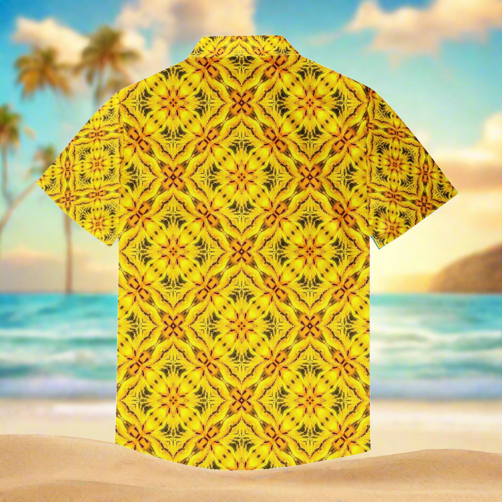 Yellow Toghu Men's Hawaiian Shirt | Men's Aloha Shirt