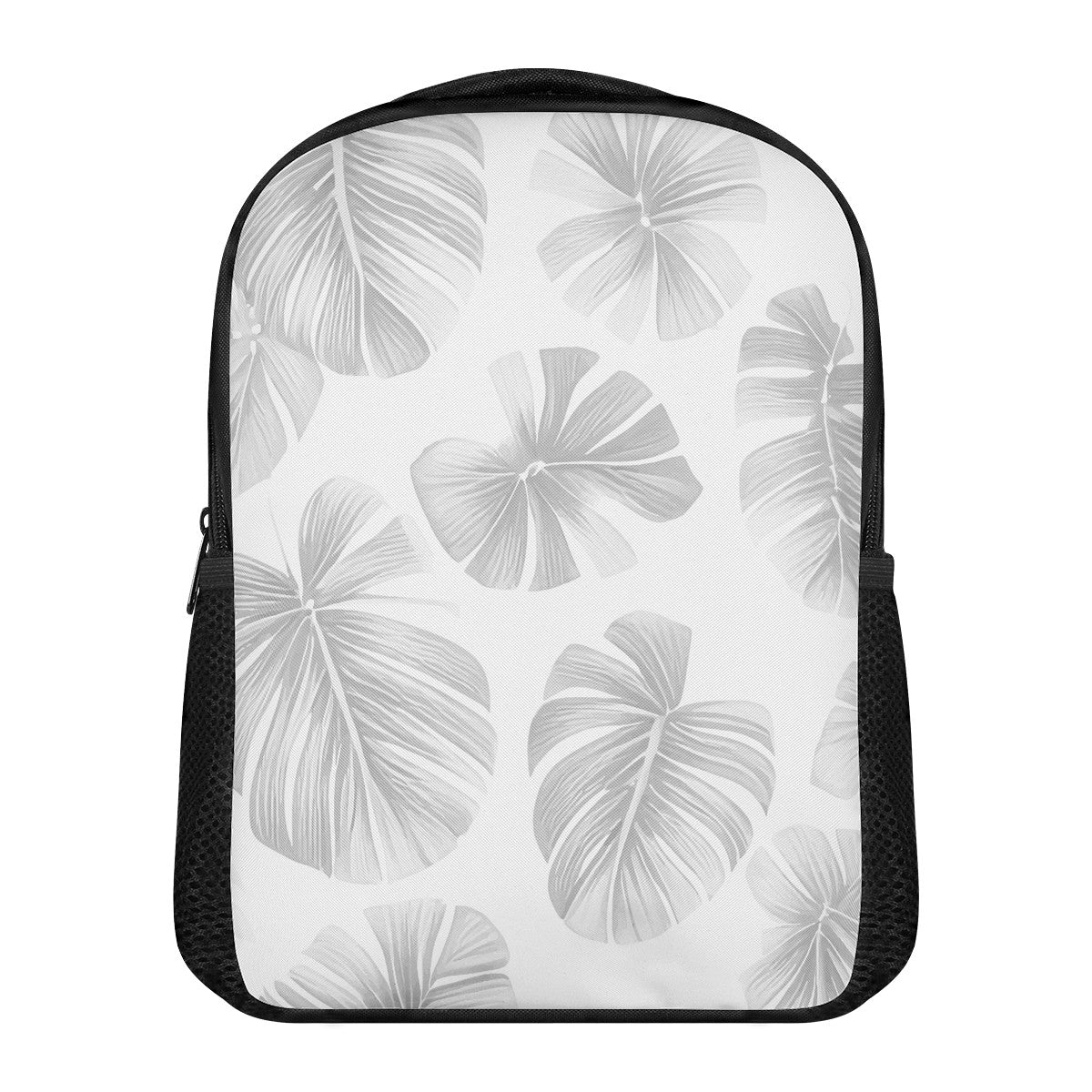 White Monstera 12 Inch Toddler Felt Backpack