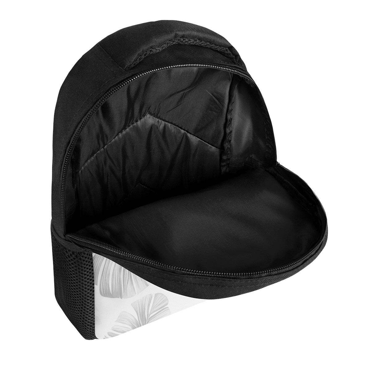 White Monstera 12 Inch Toddler Felt Backpack