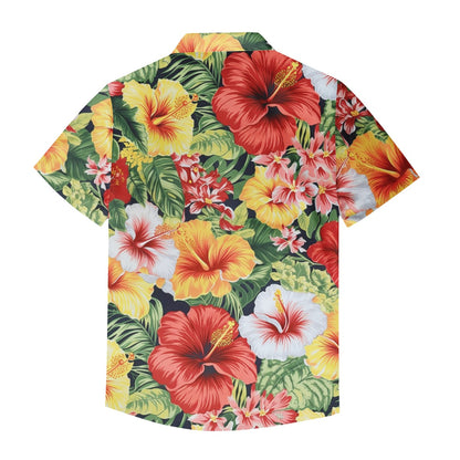 Hibiscus Men's Casual Shirt