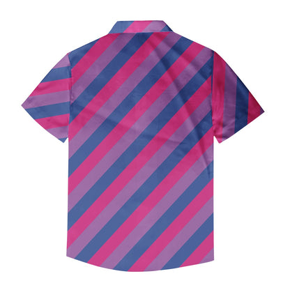 Bisexual Pride Men's Casual Shirt