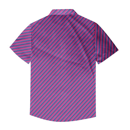 Bisexual Pride Men's Casual Shirt