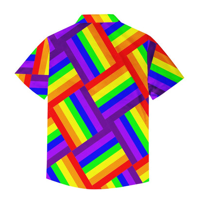 Rainbow Weave Men's Casual Shirt