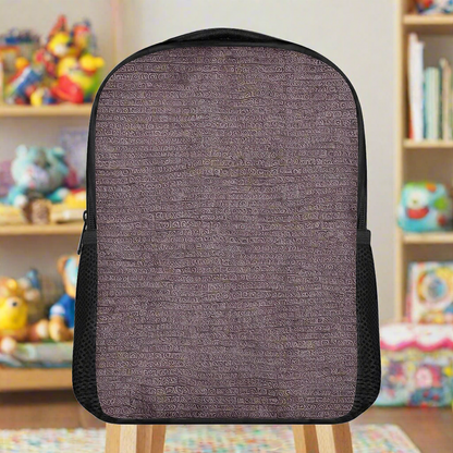 African | Ethnic | Mudcloth | 12 Inch Toddler Felt Backpack