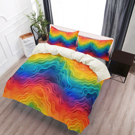 Rainbow Pride - LGBTQ 3 Pcs Beddings