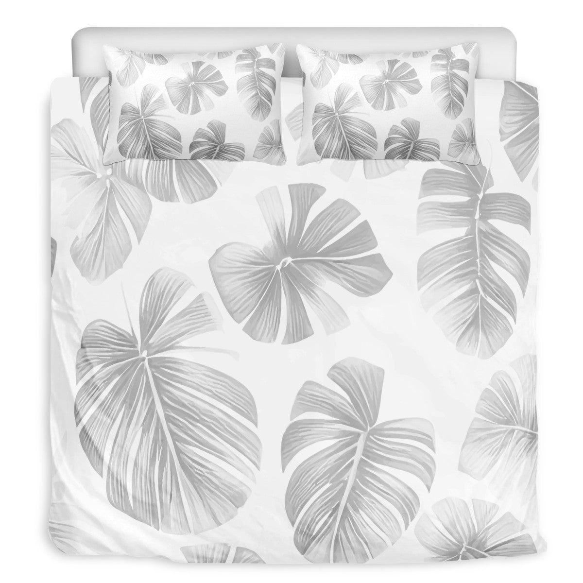 White Monstera 3 Pcs Beddings