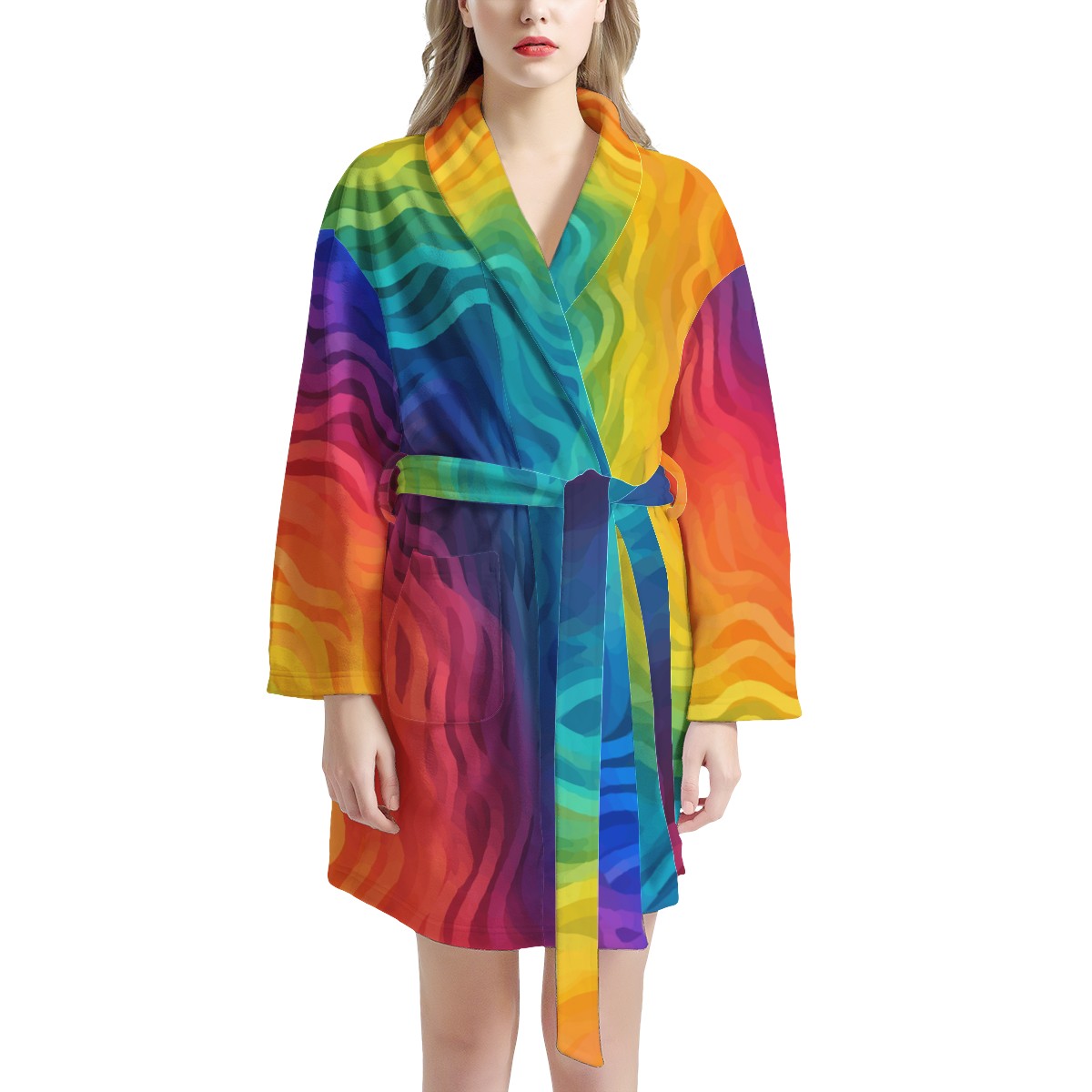 Rainbow Pride - LGBTQ Women's Bathrobe