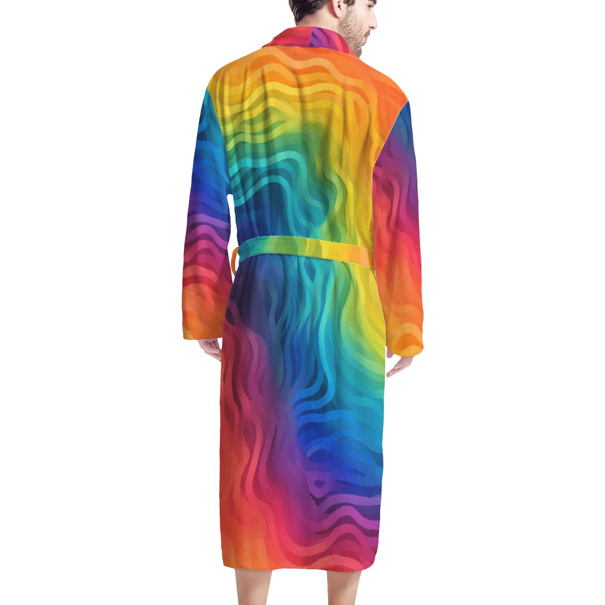 Rainbow Pride - LGBTQ Men's Bathrobe