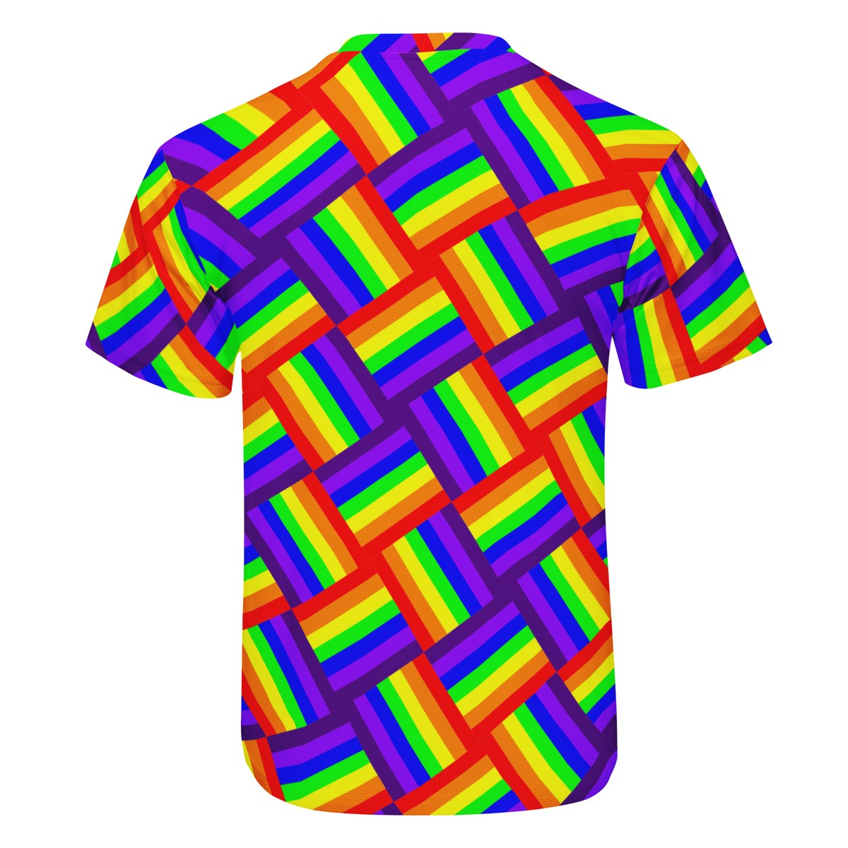 Rainbow Weave New Men's All Over Print T-shirt