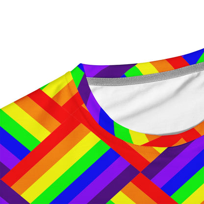 Rainbow Weave New Men's All Over Print T-shirt