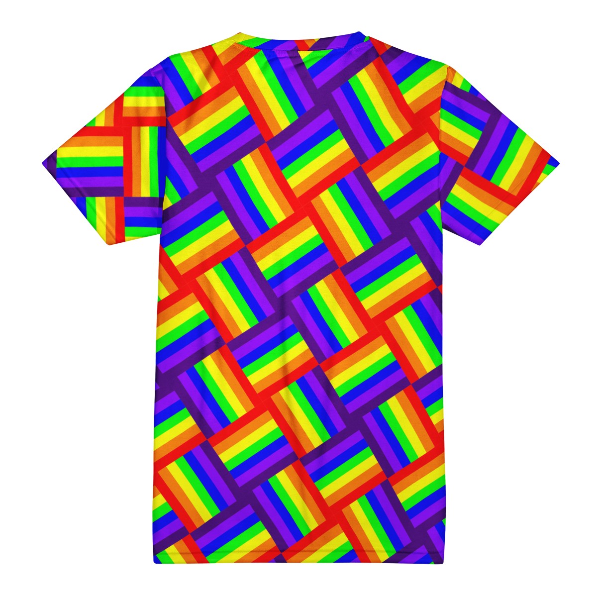 Rainbow Weave New Men's All Over Print T-shirt