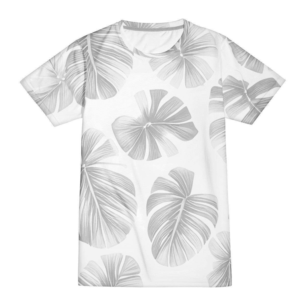 White Monstera New Men's All Over Print T-shirt