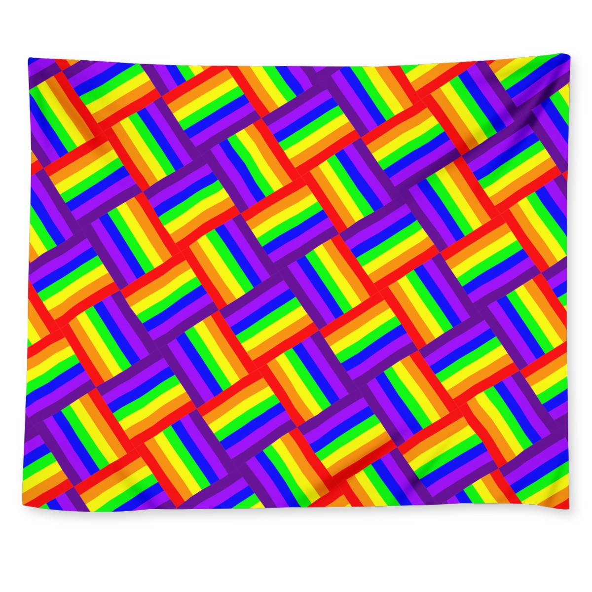 Rainbow Weave Wall Tapestry Universal