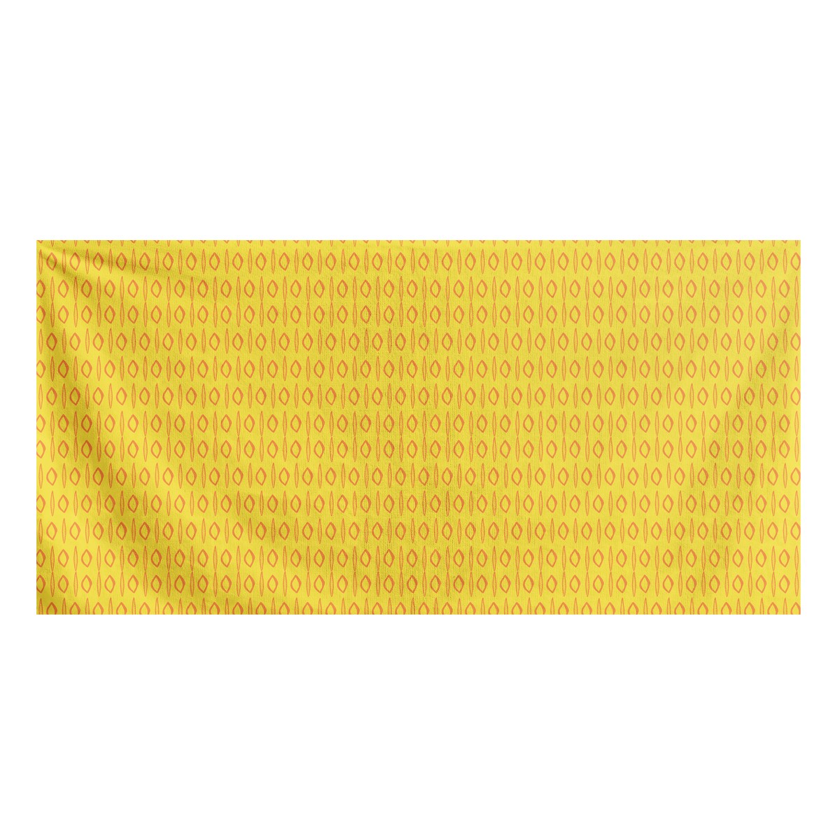 African Mud Print #14 Yellow Bath Towel