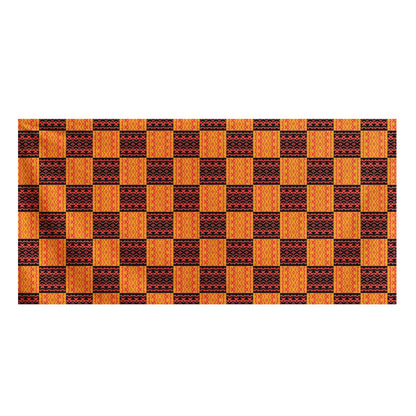 Black and Orange Tribal Design - Bath Towel