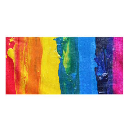 Rainbow Painting Bath Towel