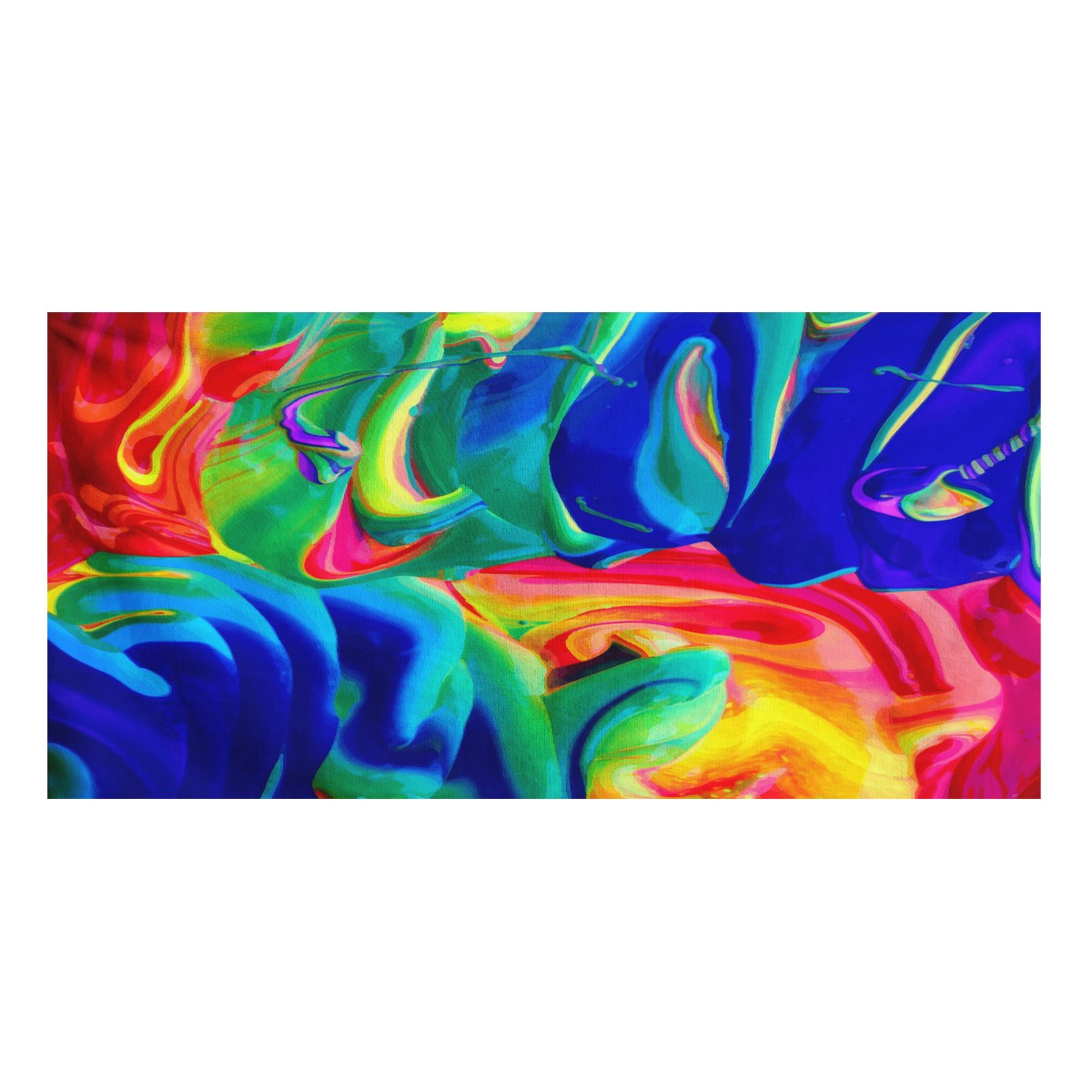 Rainbow Confusion Bath Towel