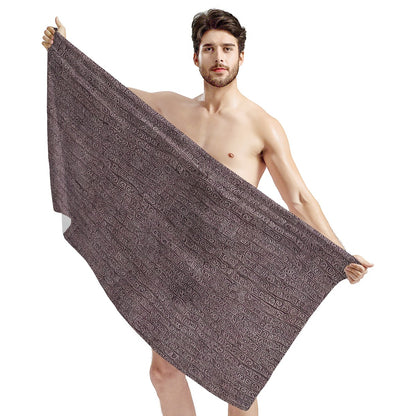 African Ethnic Mudcloth Bath Towel