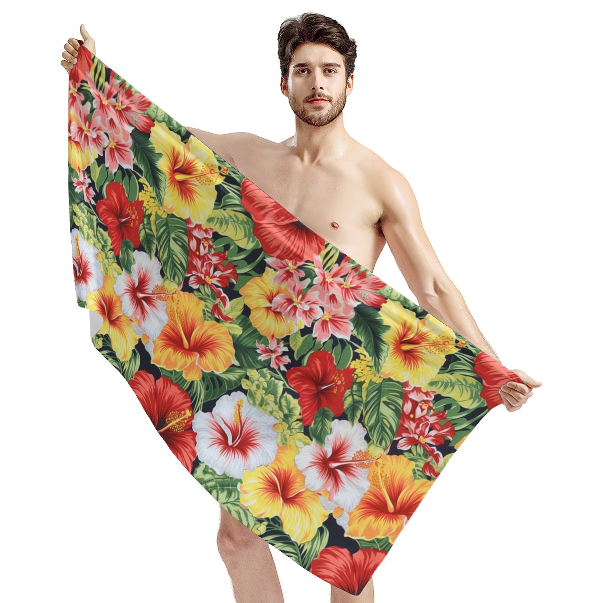 Hibiscus Bath Towel