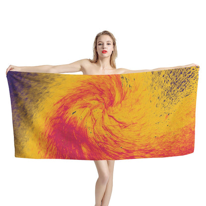 Pele's Fire Bath Towel