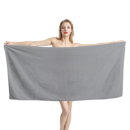 Silver Gray Bath Towel