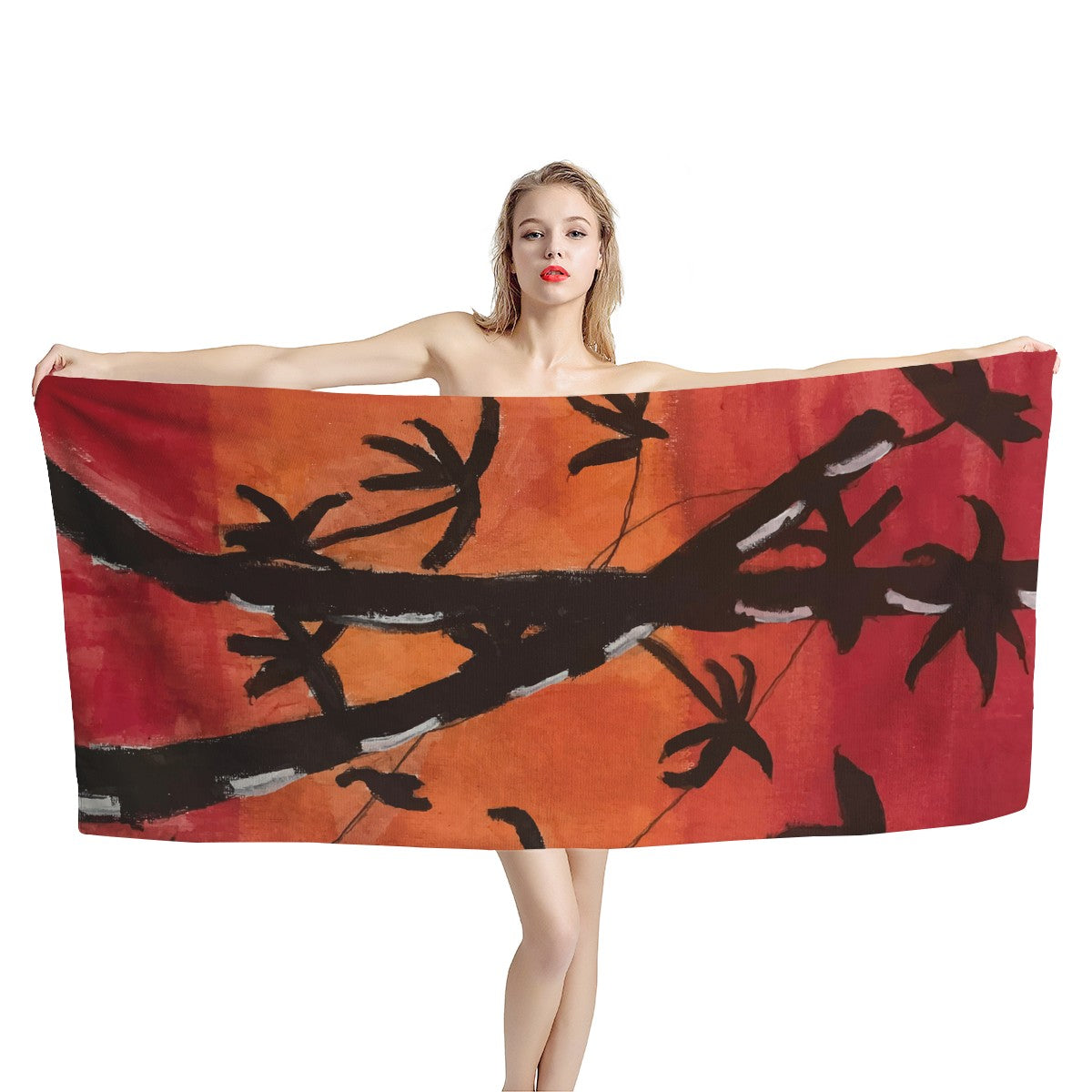 Bamboo at Sunset Bath Towel