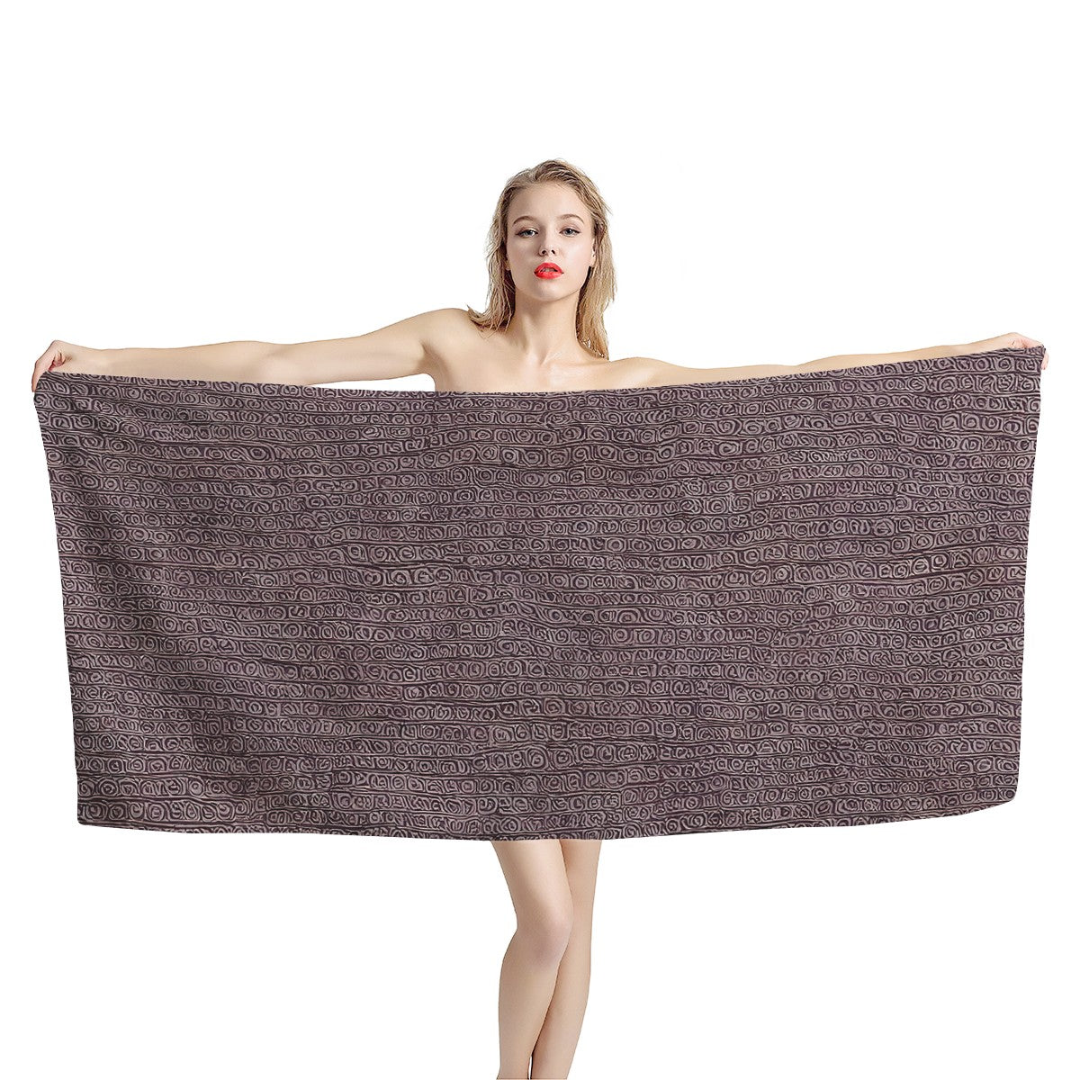 African Ethnic Mudcloth Bath Towel