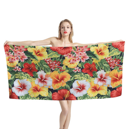 Hibiscus Bath Towel