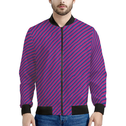 Bisexual Pride Men's Bomber Jacket