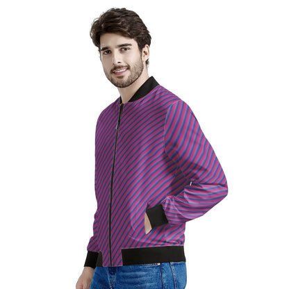 Bisexual Pride Men's Bomber Jacket