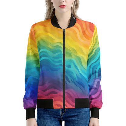 Rainbow Pride - LGBTQ Women's Bomber Jacket