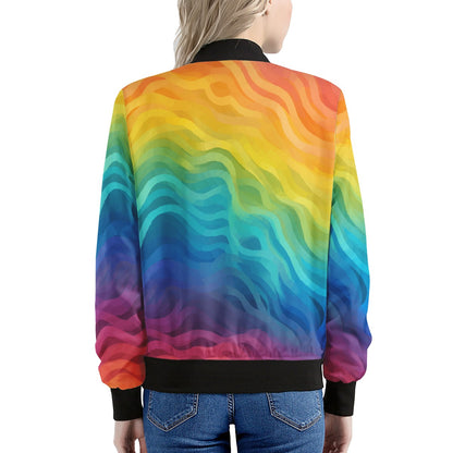 Rainbow Pride - LGBTQ Women's Bomber Jacket