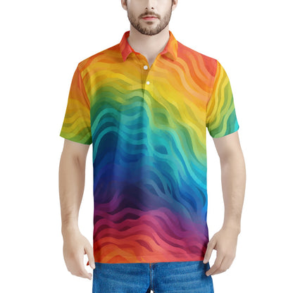 Rainbow Pride - LGBTQ Men's All Over Print Polo Shirt