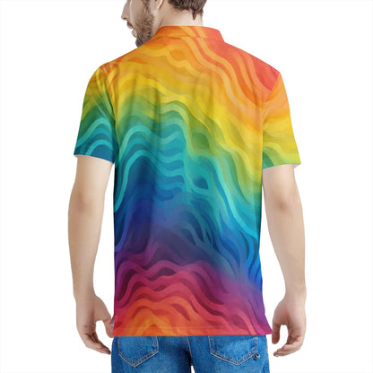 Rainbow Pride - LGBTQ Men's All Over Print Polo Shirt