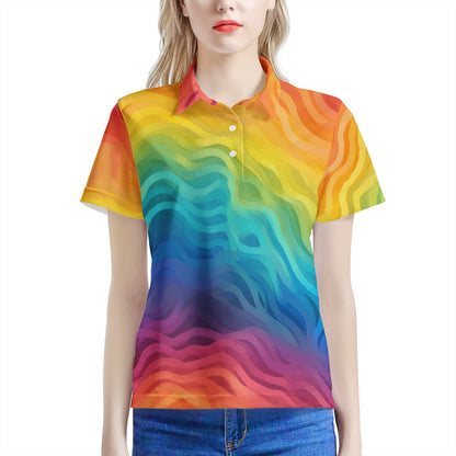 Rainbow Pride - LGBTQ Women's All Over Print Polo Shirt