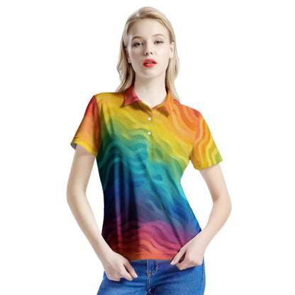 Rainbow Pride - LGBTQ Women's All Over Print Polo Shirt